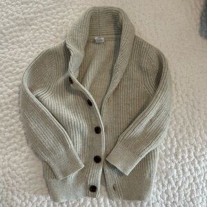 Baby Gap Cozy Cream Button-Up Shawl Cardigan